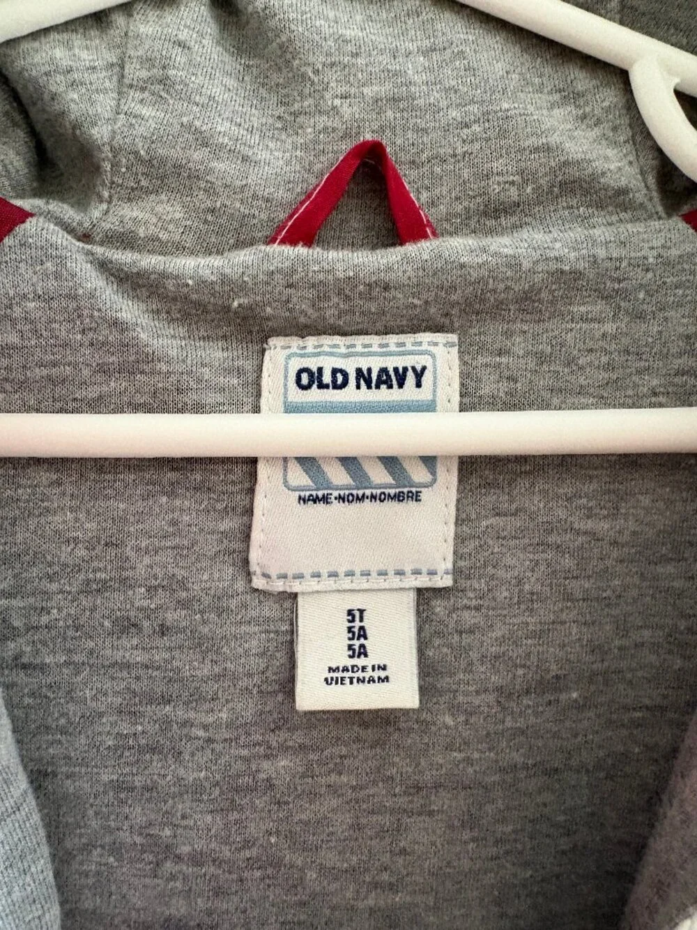 Old Navy lined windbreaker for toddlers, size 5T